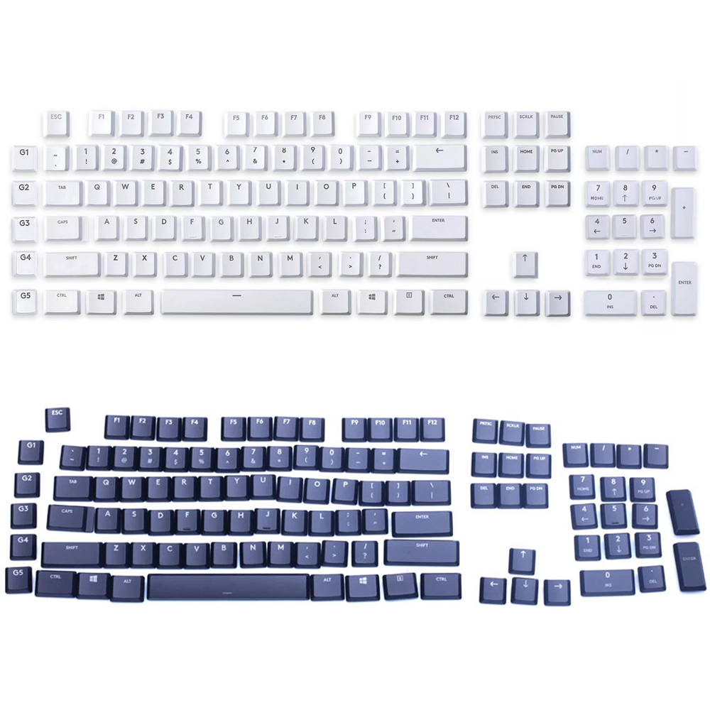 Gaming Keyboard No Rgb - Kompletny zestaw 109 keycapów do wymiany