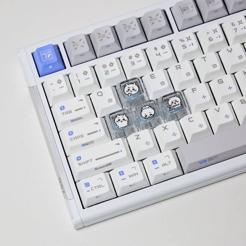 Gaming Keyboard Brands - Chiikawa 4 szt. Ręcznie Robione Przezroczyste