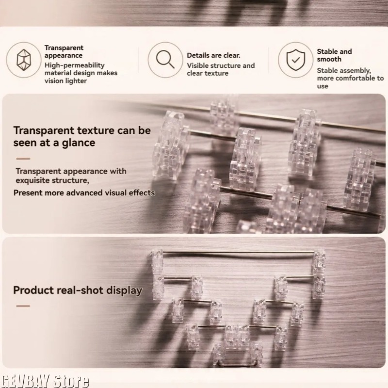 Film Switch Mod - Taśma stabilizująca KEYNG, wysoka przezroczystość, niemagnetyczna,
