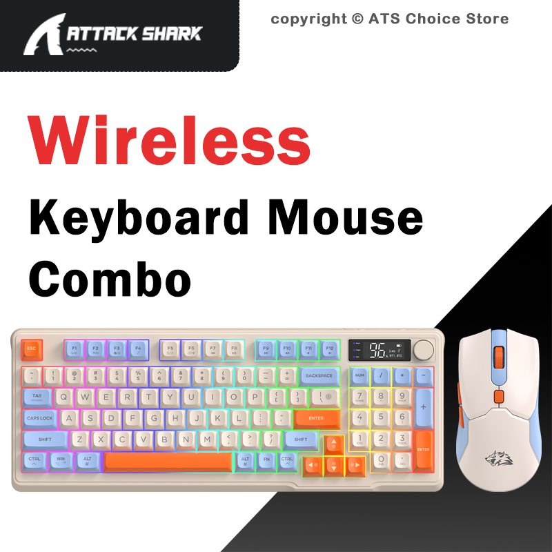 Gaming Keyboard And Mouse Combo Wireless - Bezprzewodowy zestaw klawiatura i mysz FREEWOLF