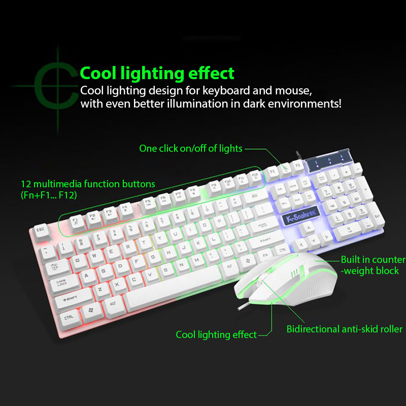 Zestaw klawiatury i myszy KM32 – Gaming Keyboard And Mouse Combo Wireless recenzja i cena
