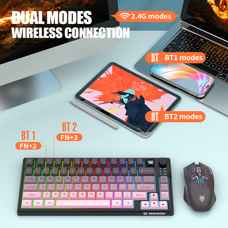 Bezprzewodowy zestaw klawiatur – Gaming Keyboard And Mouse Combo Wireless recenzja i cena