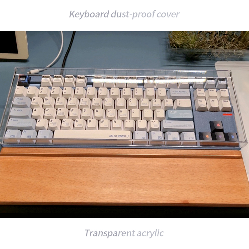 Akrylowa klawiatura przezroczy – Gaming Keyboard Budget recenzja i cena