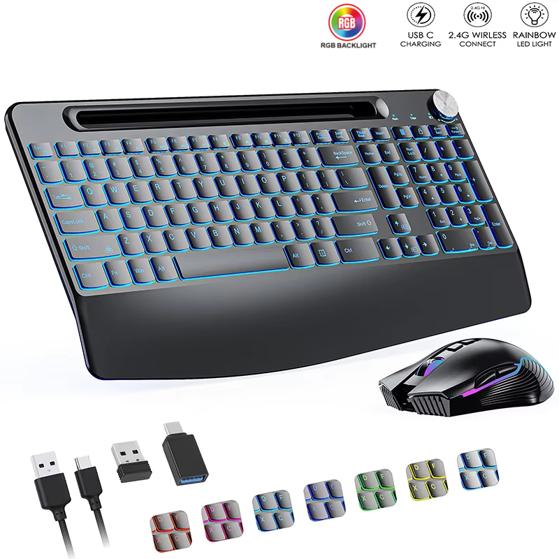 Bezprzewodowa klawiatura i mys – Gaming Keyboard And Mouse Combo Wireless recenzja i cena