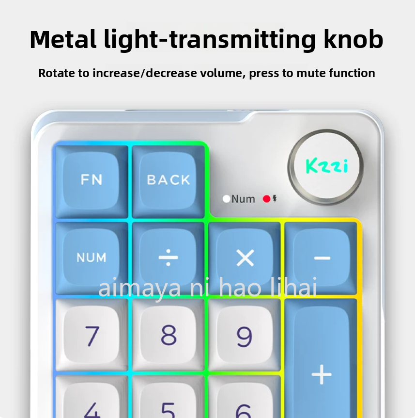 Klawiatura mechaniczna Kzzi K2 – Gaming Keyboard Wireless recenzja i cena