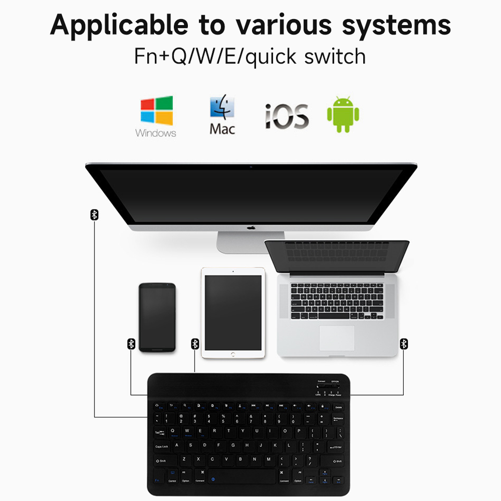 Bluetooth klawiatura dla IOS A – Gaming Keyboard Wireless recenzja i cena