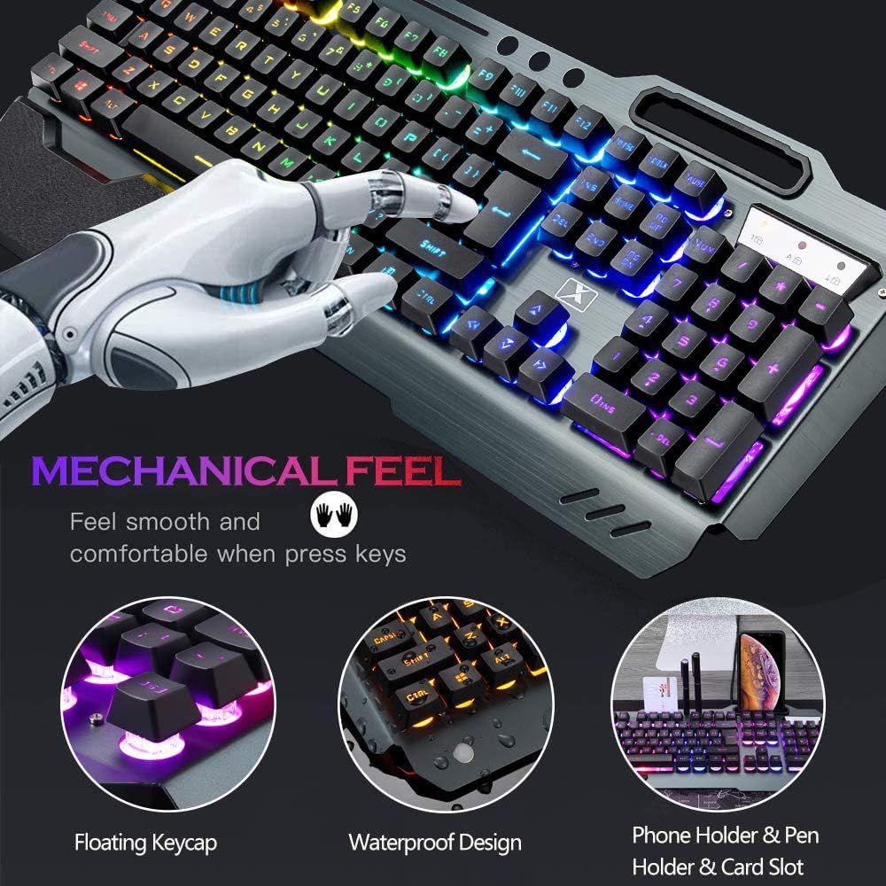 Bezprzewodowa klawiatura i mys – Gaming Keyboard And Mouse Combo Wireless recenzja i cena