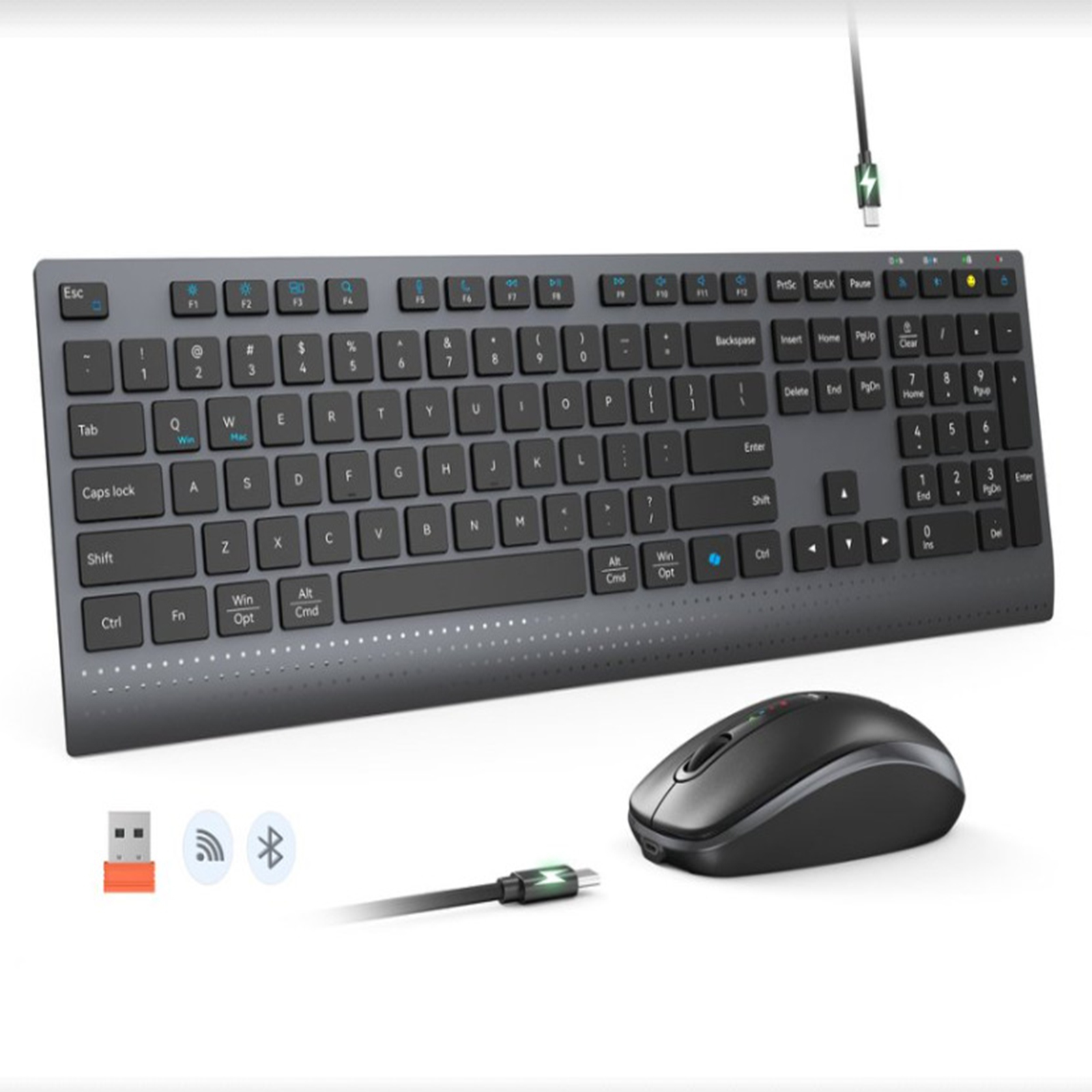 Bezprzewodowy zestaw klawiatur – Gaming Keyboard Mouse And Headset Combo recenzja i cena