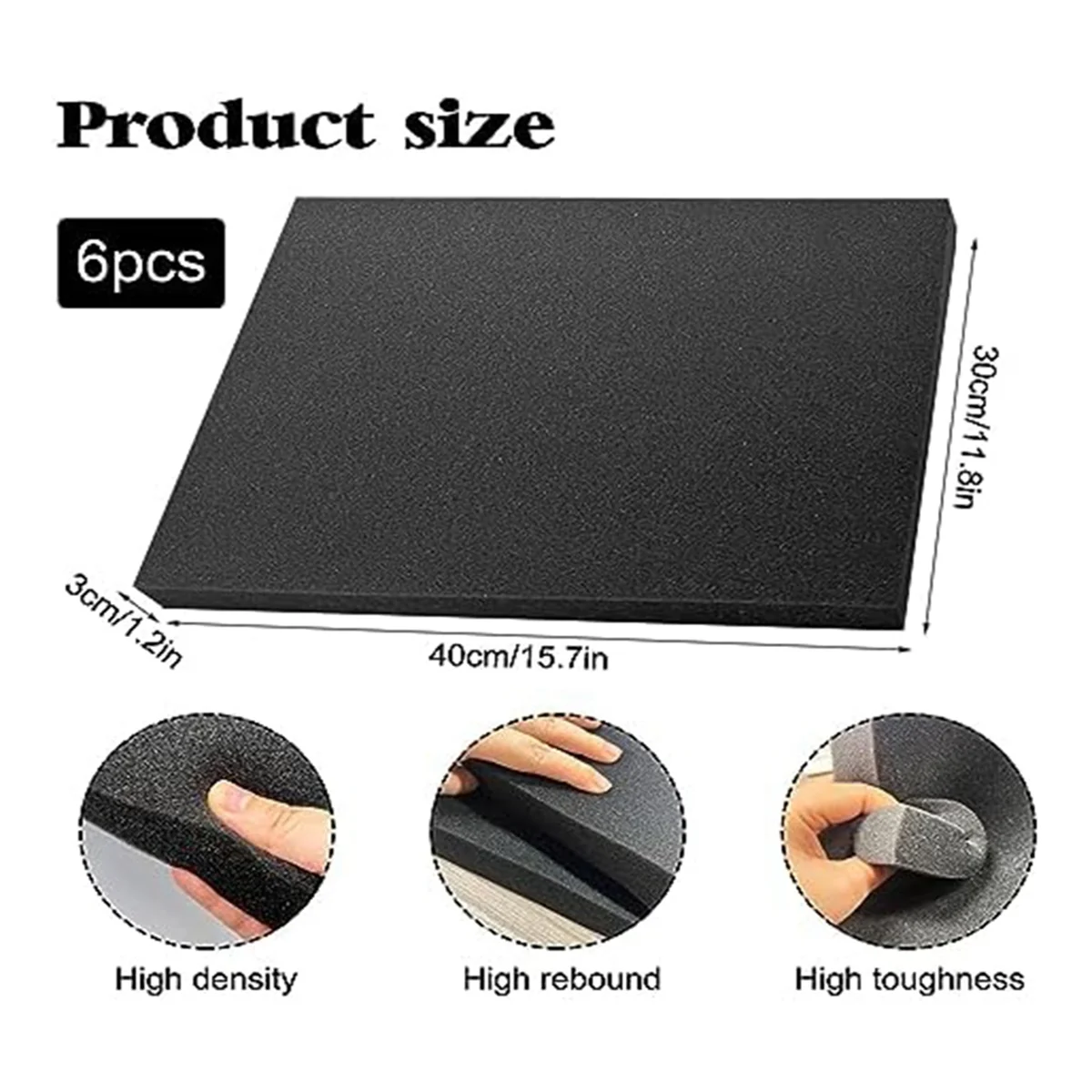 6 szt. Piankowe arkusze poliur – Polyurethane Foam Sheet recenzja i cena