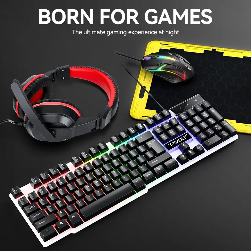 NOWE Zestawy Klawiatury i Mysz – Gaming Keyboard Mouse Combo recenzja i cena