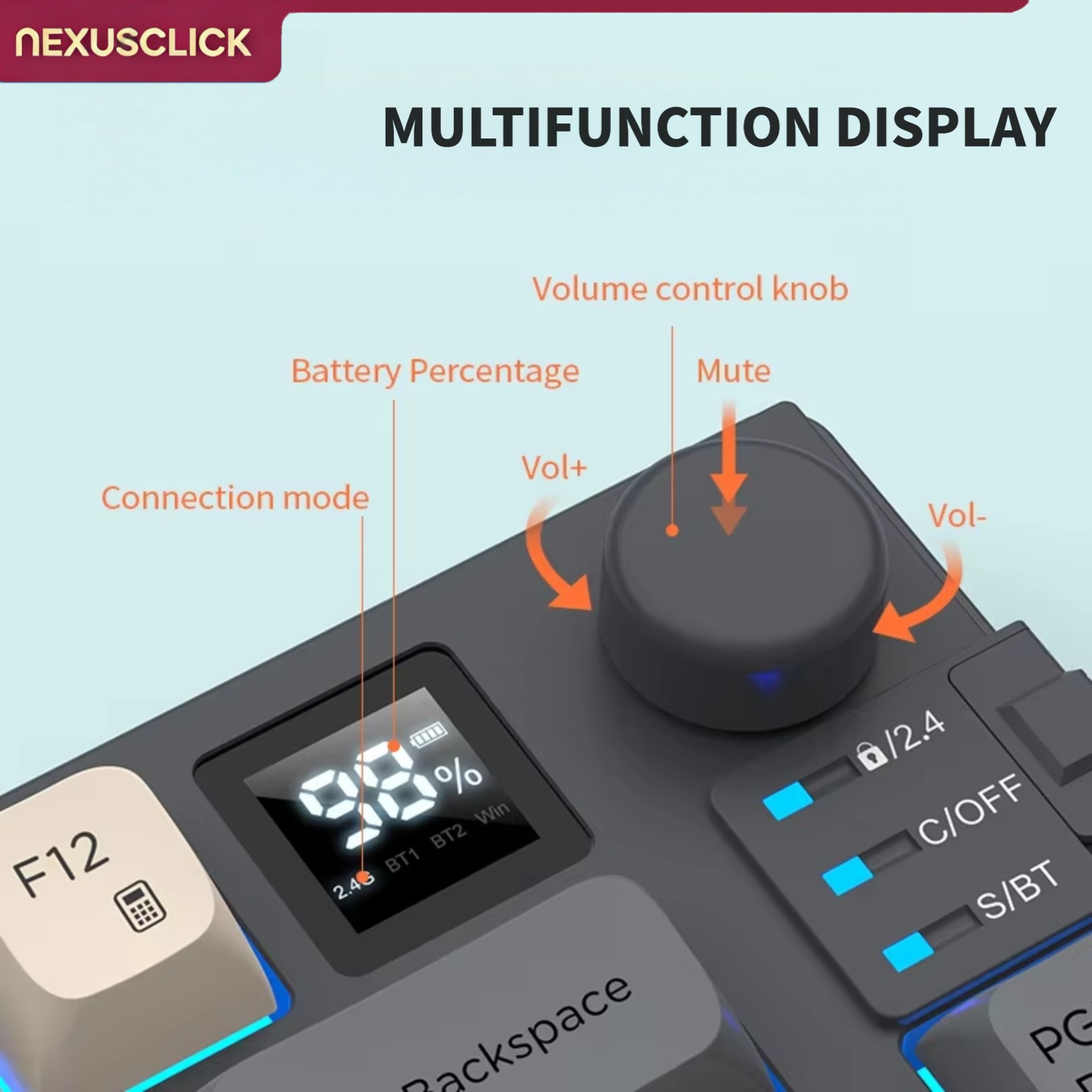 Zestaw klawiatury i myszy Nexu – Gaming Keyboard And Mouse Combo Wireless recenzja i cena