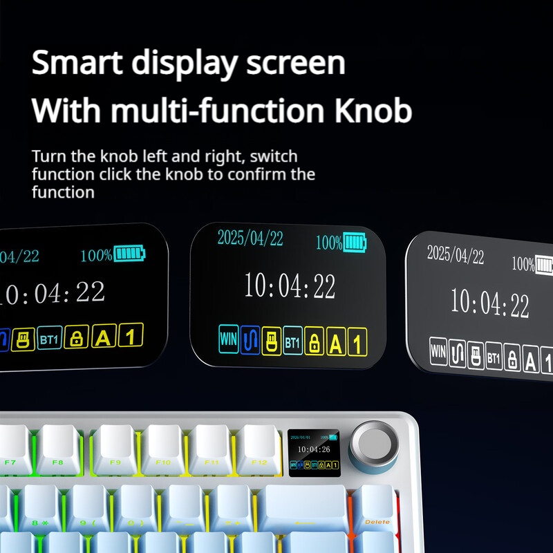 AULA F75 MAX 75% Tri-Mode Klaw – Keyboard Gaming Mac recenzja i cena