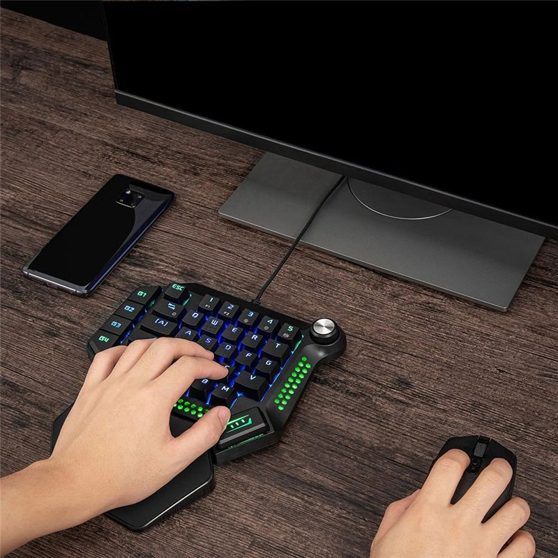 AEF6 Jednoręczna Mechaniczna K – Gaming Keyboard Training recenzja i cena