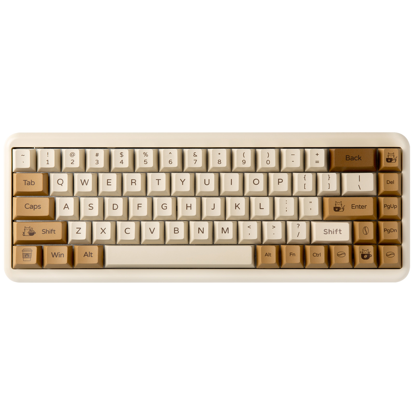 YUNZII Coffee Cat PBT Keycaps, – Gaming Keyboard Extension recenzja i cena