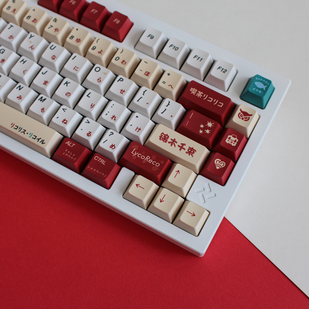 Lycoris Recoil Anime PBT Keyca – Gaming Keyboard Ergonomic recenzja i cena